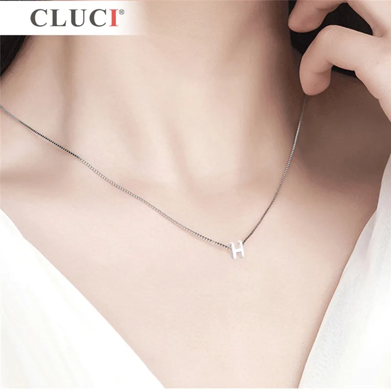 CLUCI реальные 925 пробы серебряная подвеска для изготовления ювелирных изделий 26