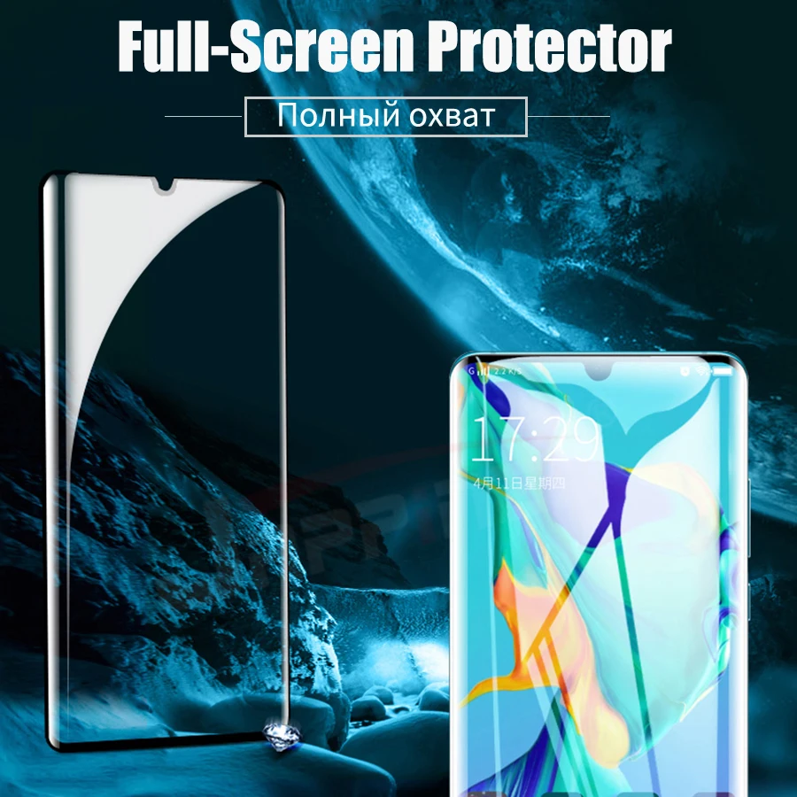 6D полное клеевое покрытие из закаленного стекла для huawei P30 Honor 10 Play View 20 Nova 3 3i mate 20 P20 Lite Pro Y9 защита экрана
