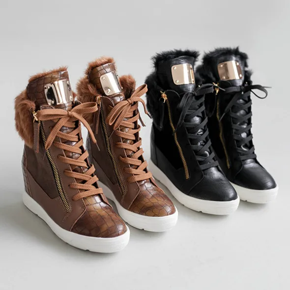 ботильоны на танкетке женская зимняя обувь дутики женские зимние сапоги