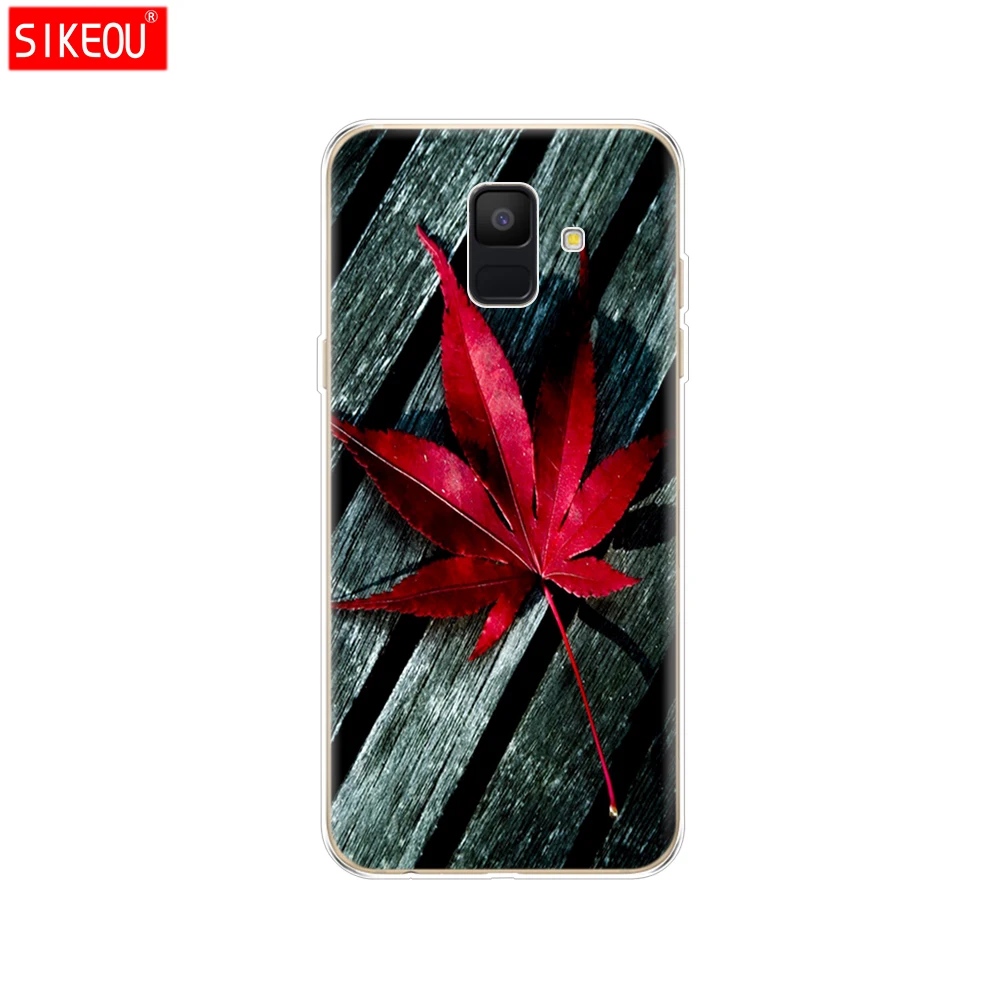 12084 Силиконовый чехол для samsung Galaxy A6 чехол Dual SIM SM A600 A600F для samsung A6 plus A605 A605F чехол защитный чехол - Цвет: 12084