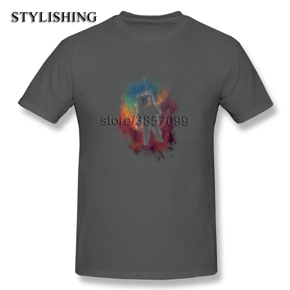 Формальные Teeshirts для взрослых 100% хлопок Рубашка с короткими рукавами астронавт XS