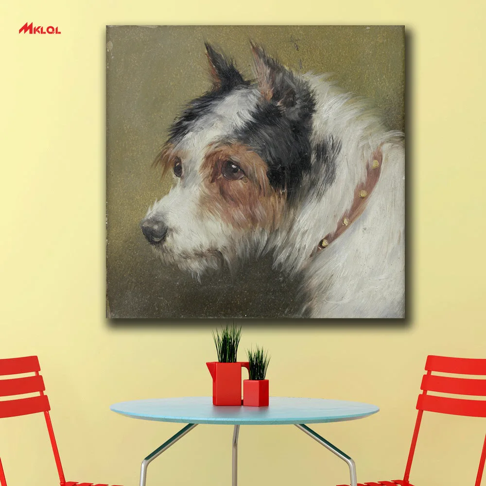 

Frameless Brooding Dog Oil Painting Wall Art Picture Paiting Canvas Paints Home Decor Abstract Print Painting Modern Wall Decor