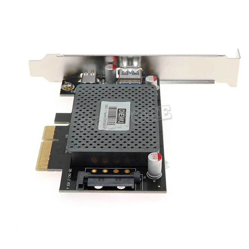 USB 3 1 Type A + C PCe карта с 15 Pin SATA Power 10 Гбит/с конвертер pci-E ASM1142 чип pcie pci express usb сетевая |