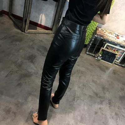 

2019 New Fashion Genuine Sheep Leather Pants Y43 Free Shipping One Piece Promotion