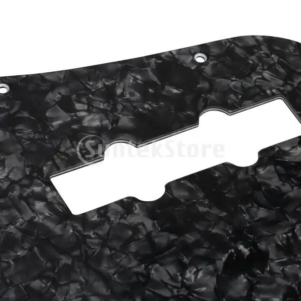 SPMART Black жемчужная Накладка для гитары 3 Ply 10 отверстий бас-гитары Jazz J | Спорт и