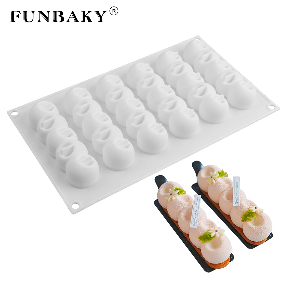 Вогнутая форма шара FUNBAKY инструменты для украшения десертов тортов 3D силиконовые