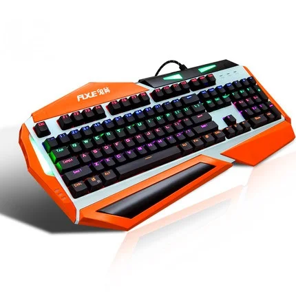 Все новые Bazalias Шмель RGB подсветкой USB проводной Механическая игровая клавиатура с