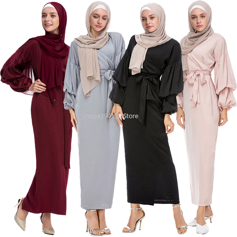 Vestidos кафтан арабский абайя Дубай ислам Турция длинное мусульманское платье