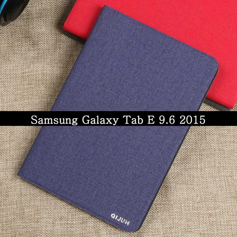 Galaxy Tab E 9.6 Чехол для планшета samsung Galaxy Tab E 9,6 T560 T561 тонкий складной откидной Чехол-подставка из искусственной кожи чехол для samsung Tab E T560 - Цвет: Galaxy Tab E 9.6