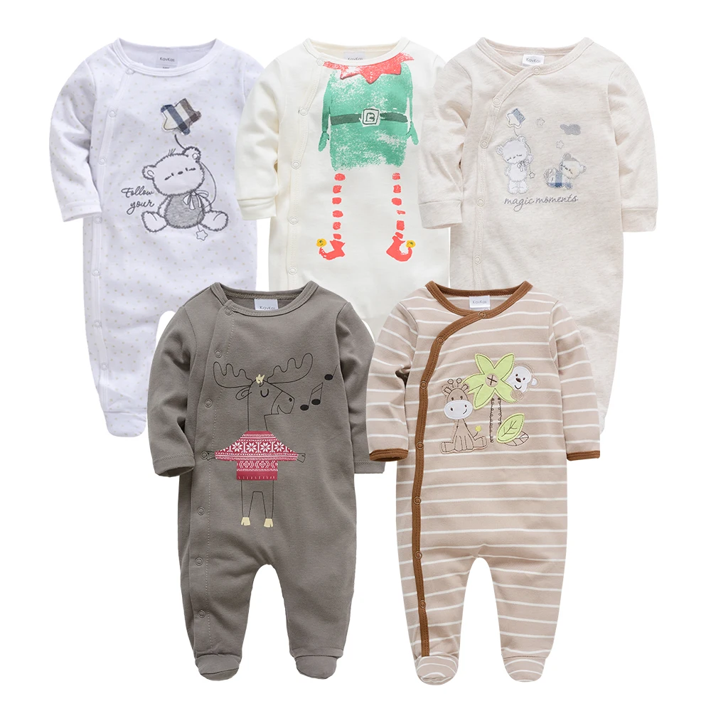8688454647 Kavkas/Одежда для маленьких девочек, Roupa De Bebes, комбинезоны с длинными рукавами для новорожденных, 3, 6, 9, 12 месяцев, Одежда для новорожденных, Bebek Giyim, комбинезоны - Цвет: 8688454647