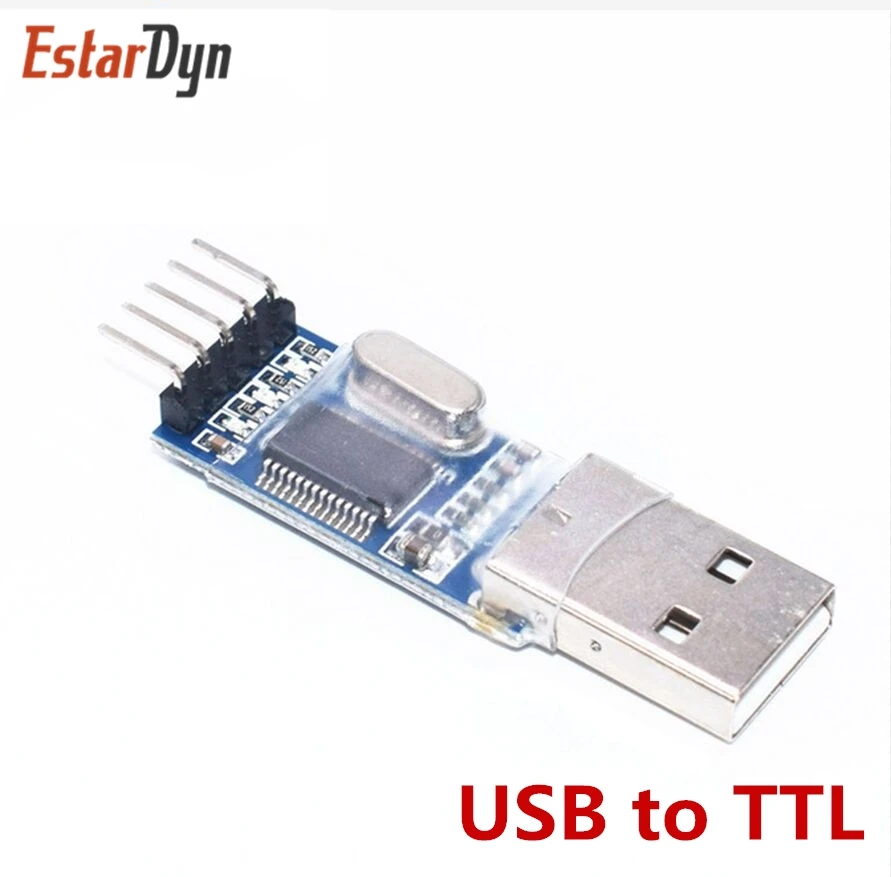 Программатор микроконтроллера USB к TTL / USB-TTL/STC/PL2303 in nine Upgrade plate с прозрачной