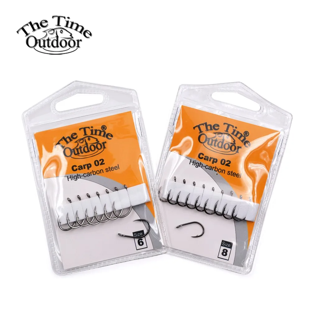 1 упаковка высокоуглеродистые рыболовные крючки для ловли карпа 2 # 8 #|high carbon steel|hook