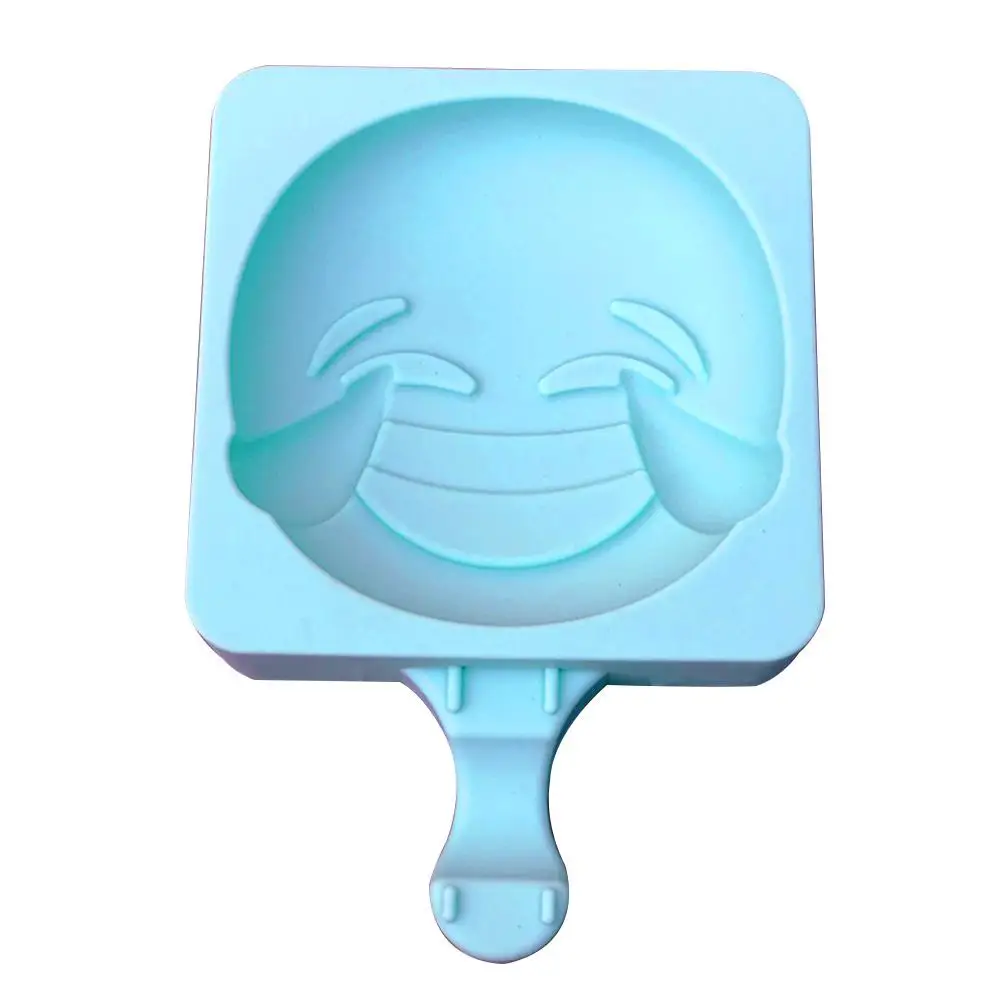 Новая синяя силиконовая Милая мини форма для мороженого милая с палочками