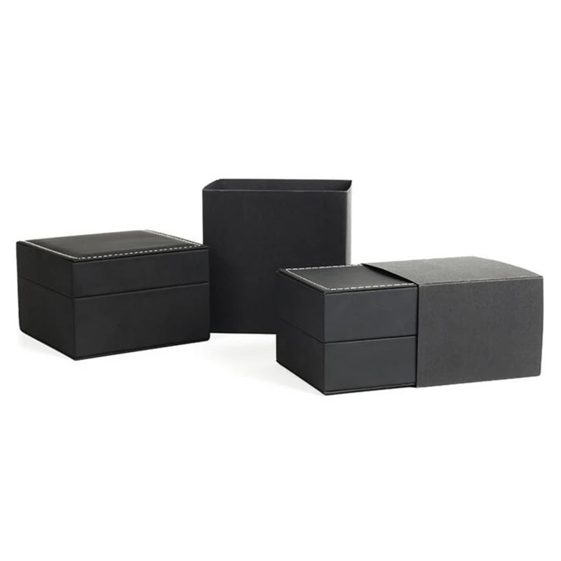 

PU Leather Travel Watch Box Storage Case Zipper Wristwatch Box Organizer Holder for Clock Watches Jewelry Boxes Display