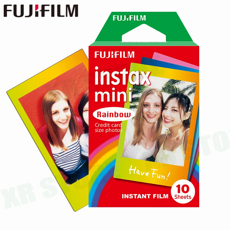 Натуральная белая пленка для Fuji Instax Мини 11 8 9 Film Rainbow мгновенной съемки фотобумага