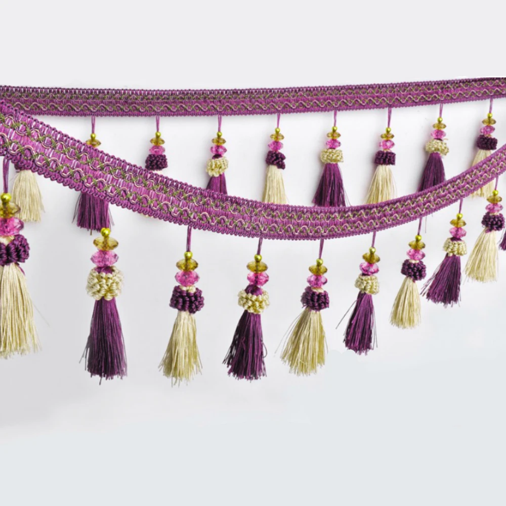 6 мертеров в лоте отделка бахромой сделай сам швейная кисточка для штор доступно