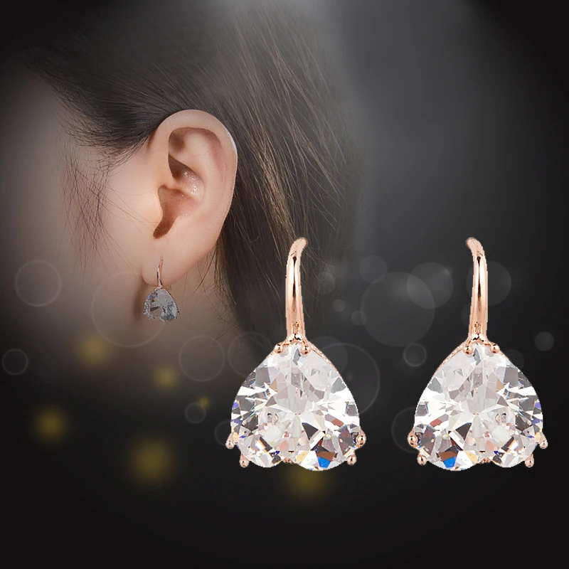 Женские двусторонние Серьги Bijoux Femme серьги наручники с кристаллами