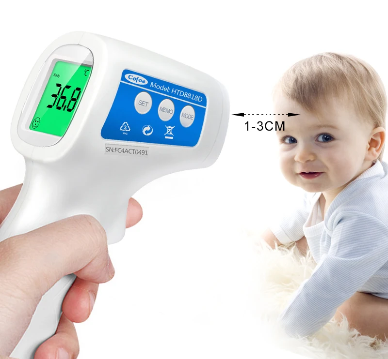 Cofoe термометр градусник для тела бесконтактный электронный цифровой термометр детский градусник электронный инфракрасный термометр