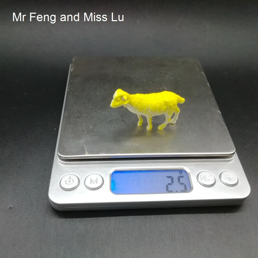 Kawaii имитация овцы прекрасная модель животного на ферме обучающая