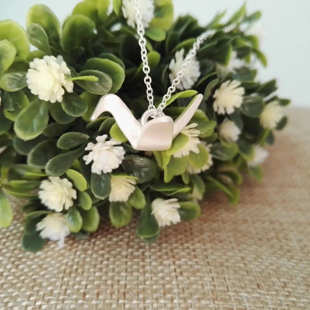 Милое ожерелье-журавль оригами подвеска-журавль в сложенном виде символ любви