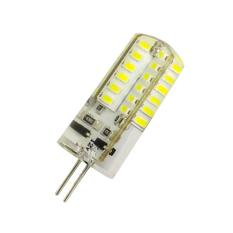4 шт. в упаковке G4 Лампа 48 SMD 3014 DC 12V 6ВТ 440 500LM светодиодный светильник LED лампы