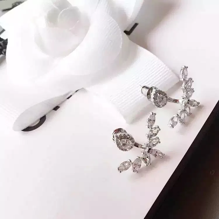LXOEN офисные серьги с цирконием кубической огранки для женщин золото серебристый лист серьги для женщин серьги nulseras Mujer подарки