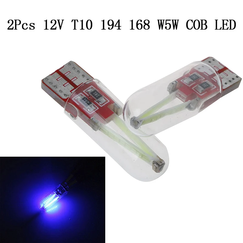 12-24V COB DC Светодиодный светильник Canbus стекло ширина номерного знака фиолетовая лампа