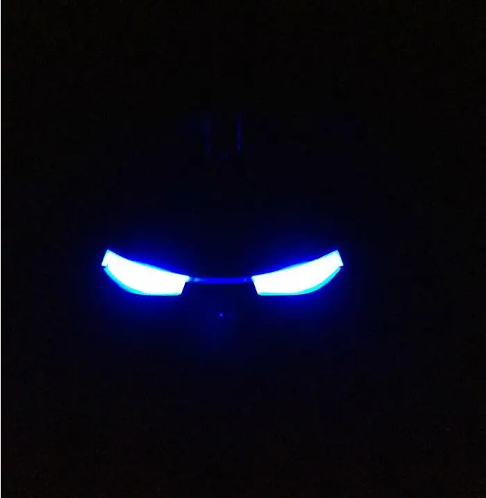 Оптовая продажа от производителя проводная мышь USB Iron Man модная золотистая/черная