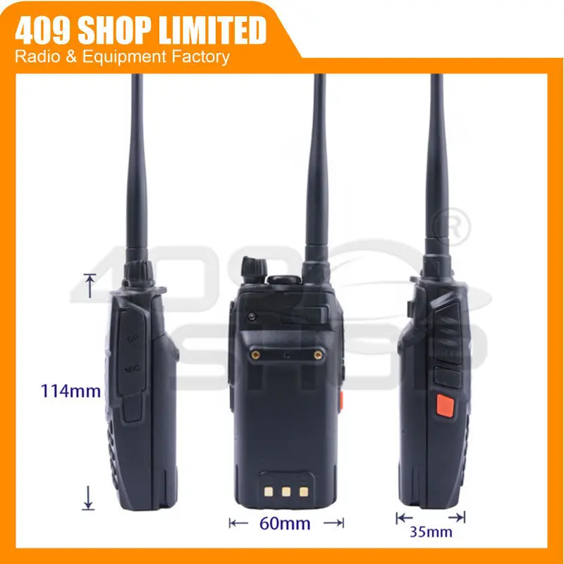 256 канала портативная рация IRadio UV8R UHF 136-174/400-480 мГц двусторонней радиосвязи UV-8R