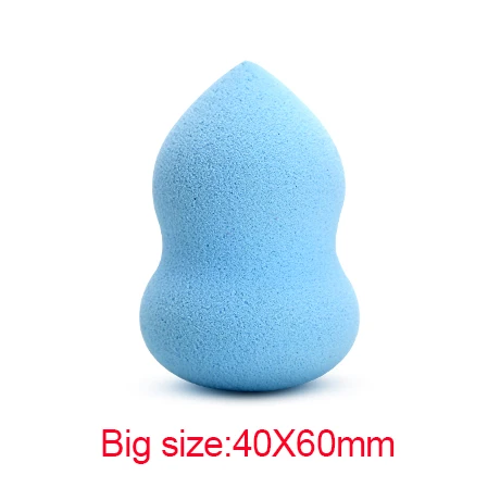 Cocute спонж для нанесения основы под макияж beauty Cosmetic Puff Powder Smooth Make Up Sponge пудра для лица Puff beauty tools Gourd - Цвет: Large Light Blue