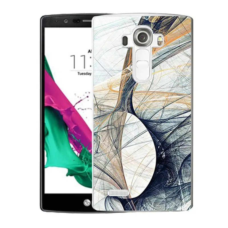Qmswei ТПУ прозрачный чехол для телефона LG K3 K4 K5 K8 мост кошачий звездного неба моря