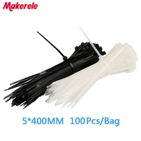 5400mm 100pcsbag high quality factory standard self locking plastic nylon cable tieswire zip tie