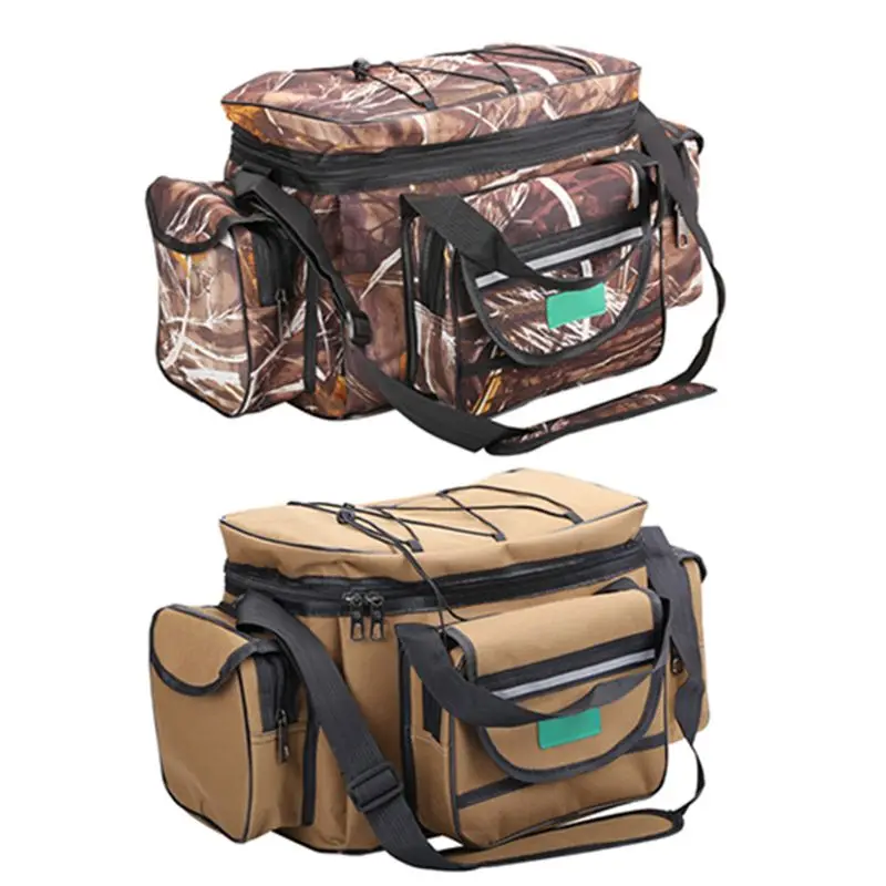 

Multi-function Bag Shoulder Messenger Large-capacity Fishing Gear Pocket Bags Tool Waterproof Durable Pack