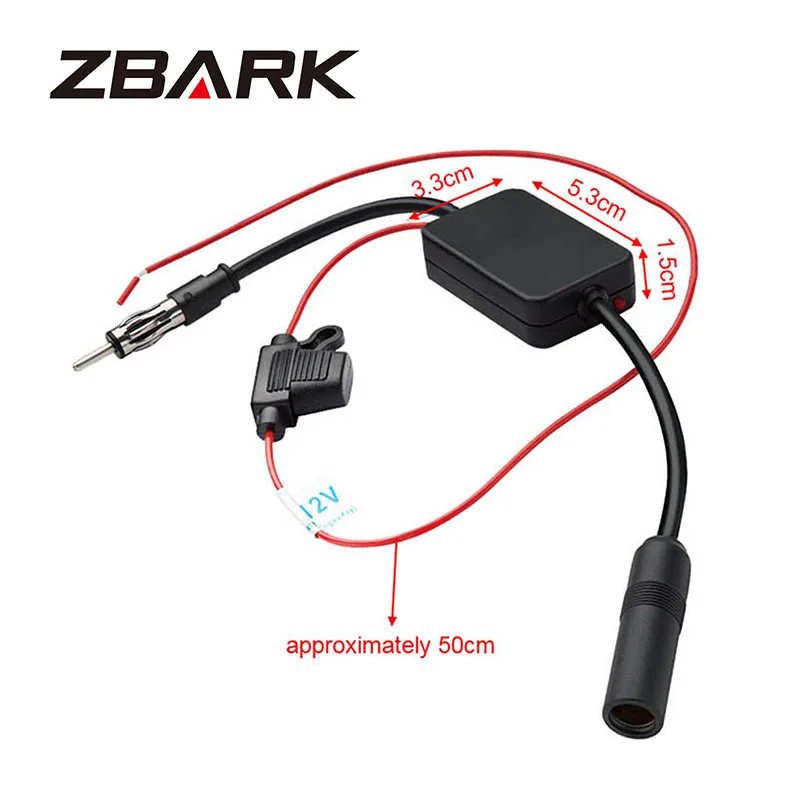 Универсальный автомобильный FM AM усилитель сигнала RAMP01 12 В приема YHRAP001|Приемник и