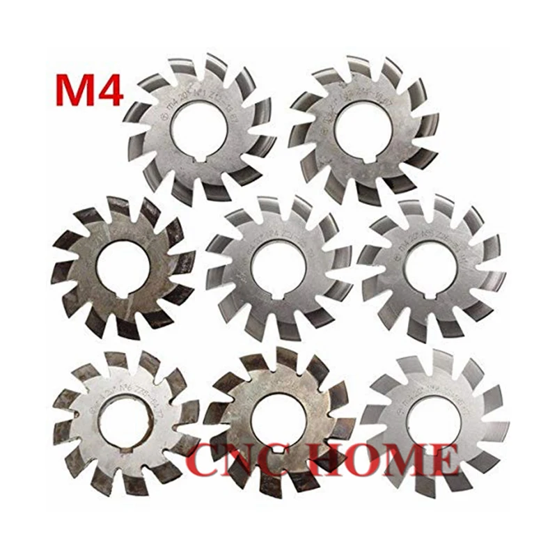 M4 modules PA20 градусы HSS фрезерный станок режущий механизм 1 8 #8 шт./компл.|Фреза| |