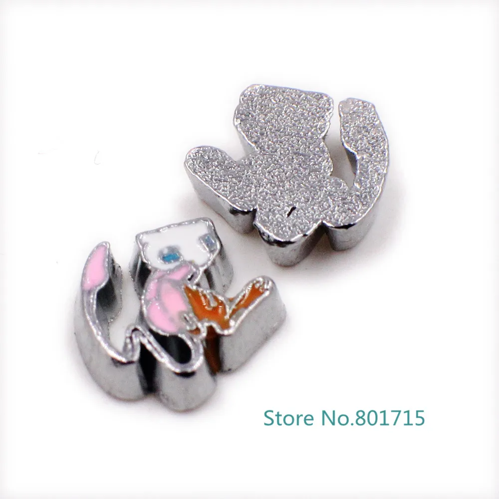 Симпатичные животные оптовая продажа плавающий медальон живые подвески