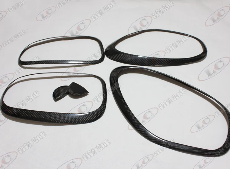 

Fit for BMW MINI COOPER R60 carbon fiber lampshade frame lamp frame decoration eyebrow lamp shade