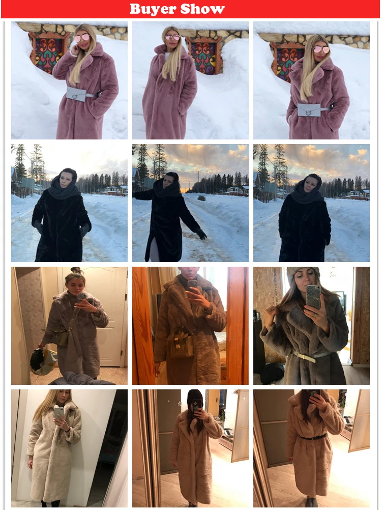 Nagodo шуба из искусственного кроличьего меха зимняя длинная норковая шуба женская Свободная шуба Роскошная утолщенная теплая Женская плюшевая шуба большого размера