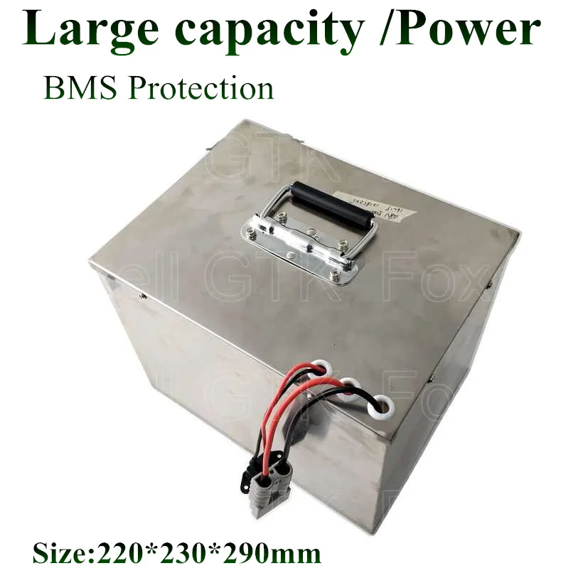 48V 70AH литиевая батарея электрического велосипеда 3000W используя брендовый сотовый