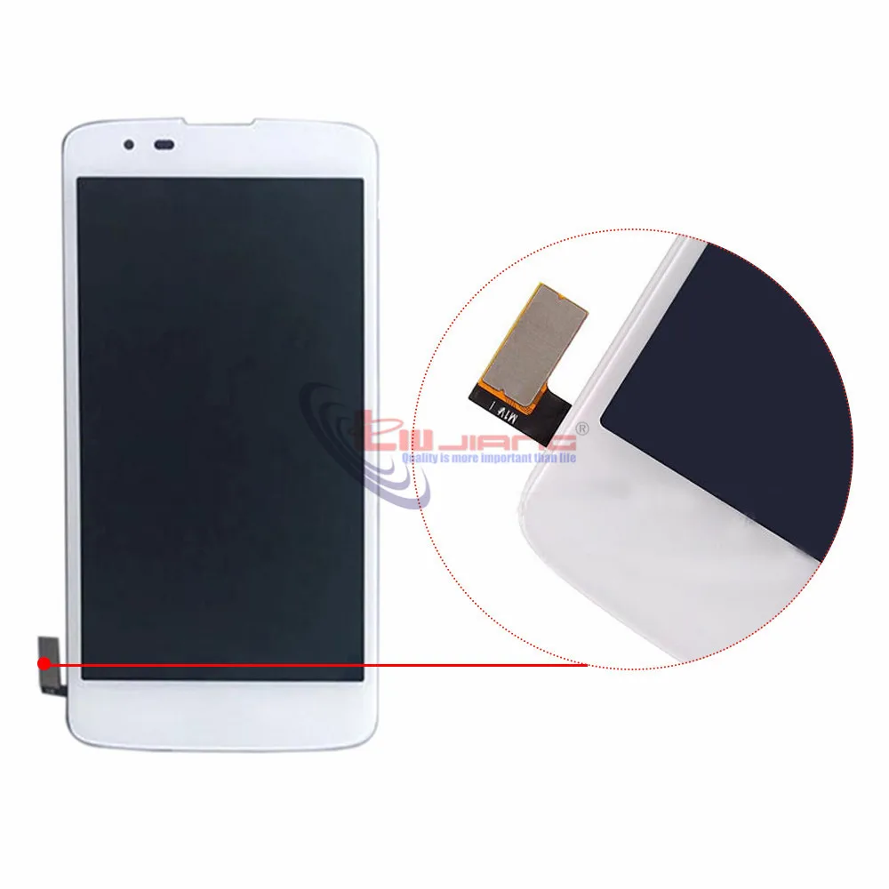 Новый оригинальный ЖК дисплей для LG K8 LTE K350N K350E K350DS кодирующий преобразователь
