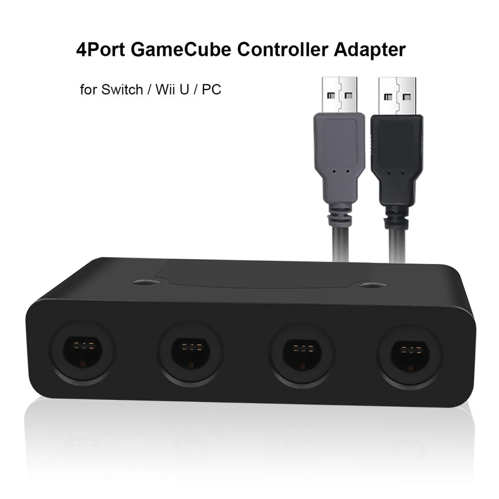 Kebidumei 4 порта конвертер для Wii GameCube контроллеров GC USB адаптер порты Sup Home и
