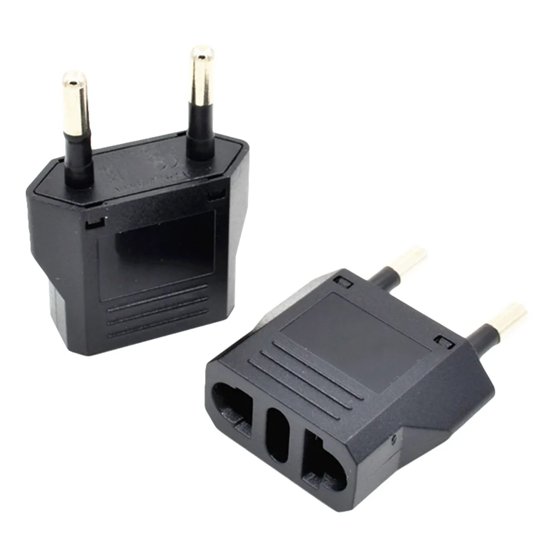 1pcs EU Euro Plug Power Adapter US To Eu European Type C AC Travel Adapter Electrical Plug Converter Sockets Outlet