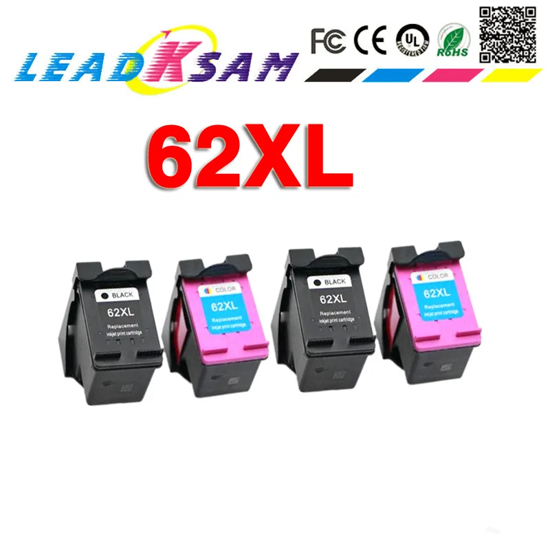 62XL картридж совместимый для hp62 62 Envy 5640 5660 7640 5540 5544 5545 5546 5548 Officejet 5740 5741