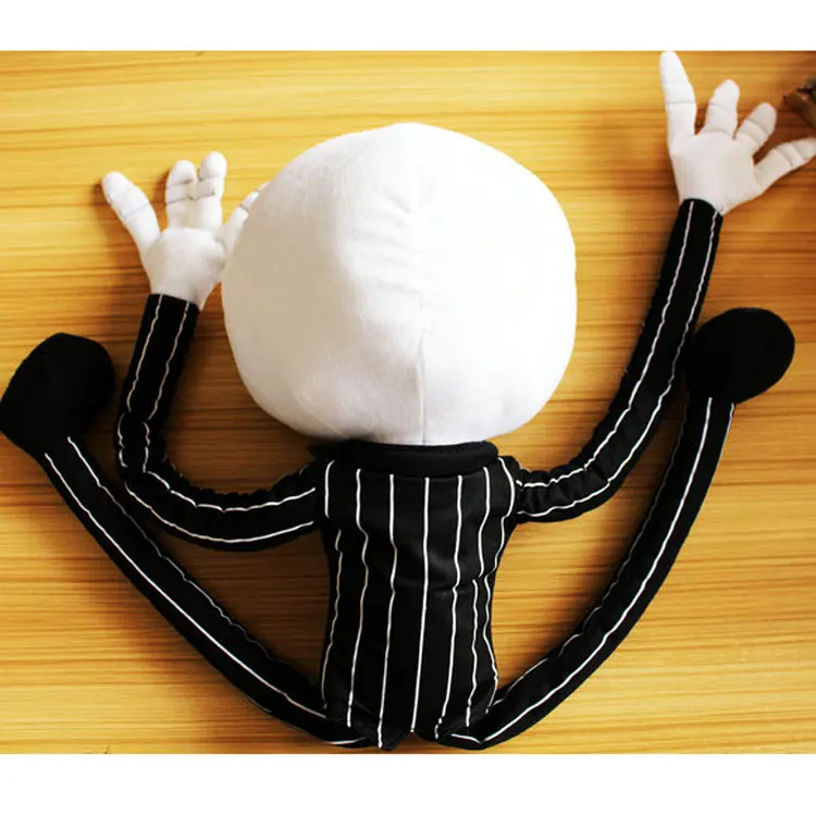 Кукла из мягкой игрушки Candice Guo "Шальной Привид Король Тыква Джек в Куртке" с скелетом и демоническим образом, смешной подарок на Хэллоуин 1 шт.