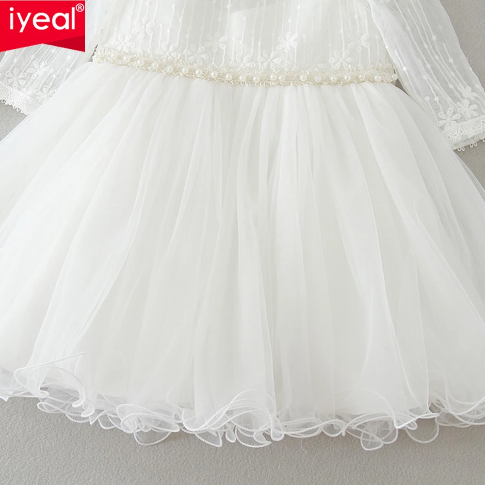 IYEAL 1 год для маленьких девочек платье на день рождения 2018 вечерние крестины дня