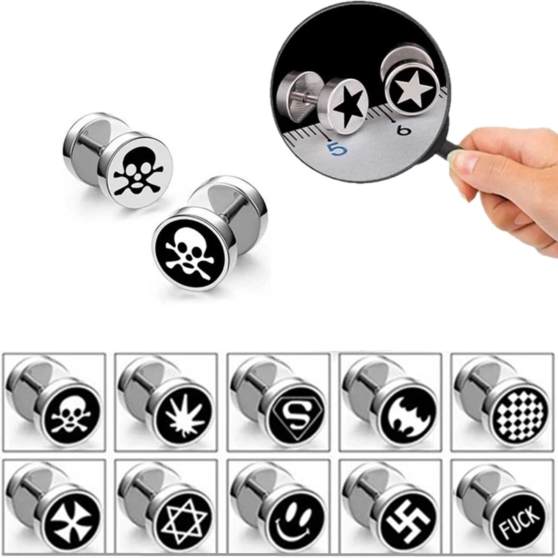 Тренд 1 шт. штанга нержавеющая сталь Серьги пусеты для мам мужские изящные