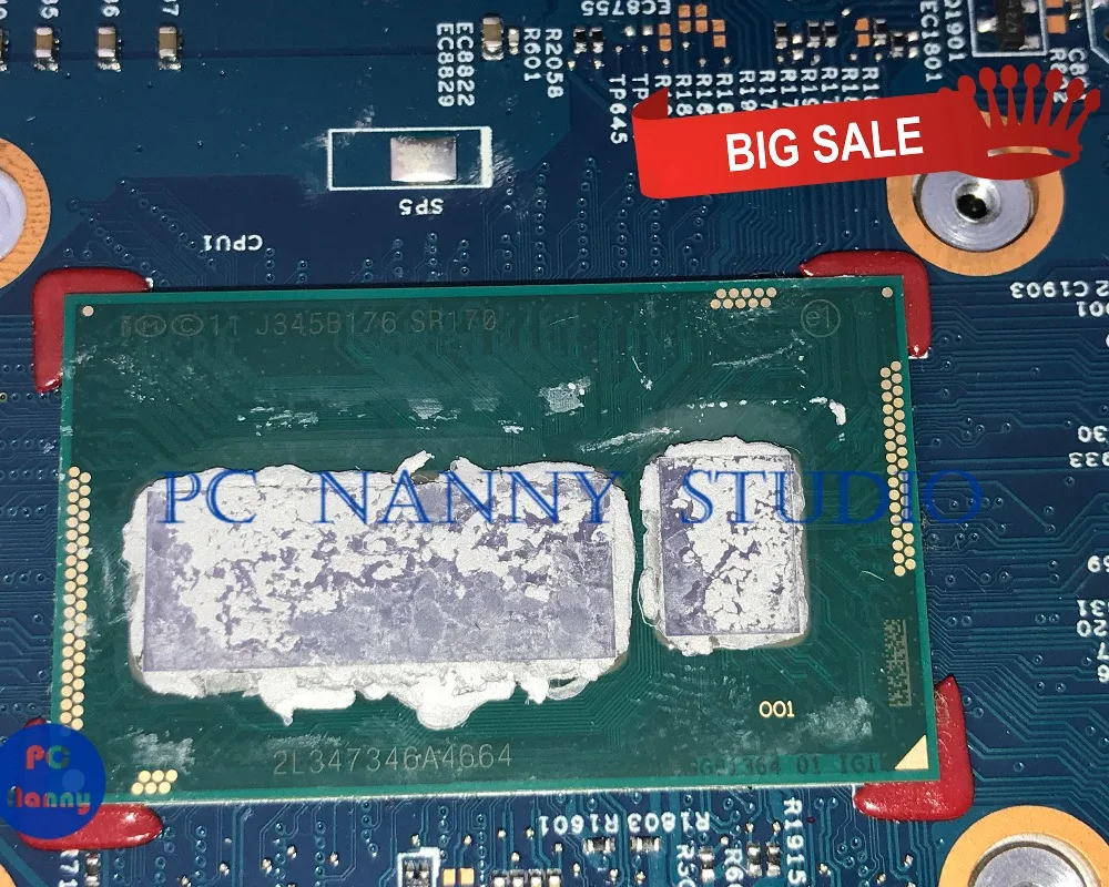 Материнская плата PCNANNY для ноутбука HP Probook 430 G1 48.4YV09.01N I5 4200U SR170 12239 1N