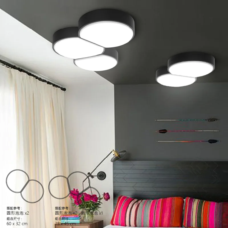 Современные светодиодные потолочные светильники 12 Вт 30 см Кухонные для гостиной