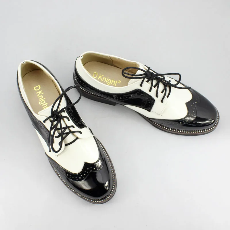 Модные женские оксфорды в английском стиле новые повседневные на шнуровке