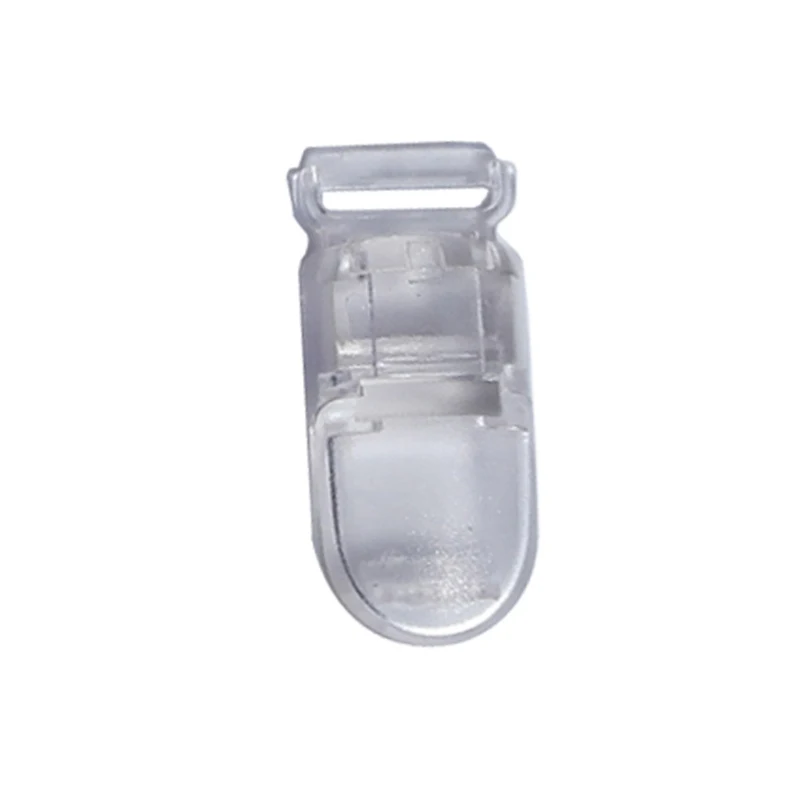 Clips de pl&aacute;stico para chupete de beb&eacute;, Clip transparente de 15mm, soporte para chupete, 10/20 Uds.-4